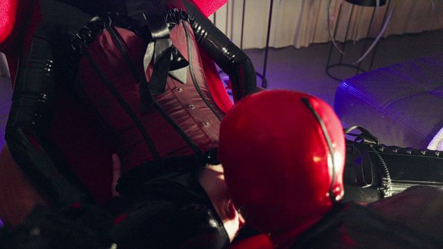 Date Night wearing full LATEX catsuits. Perfect body wife drinks all my cum, straight in her throat – FULL VIDEO